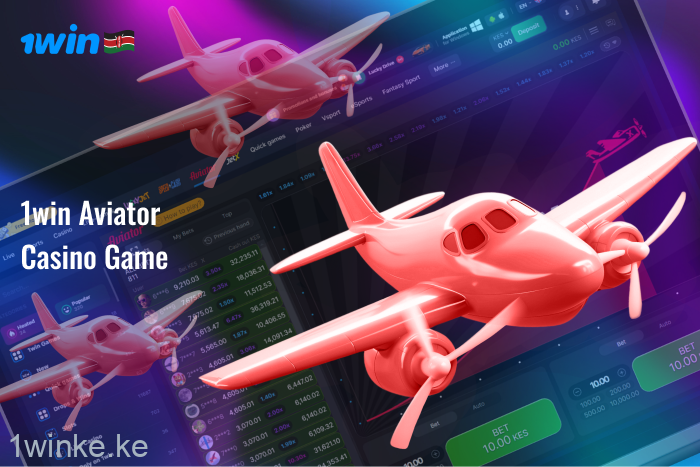 The popular crash game Aviator is available to all 1win users in Kenya