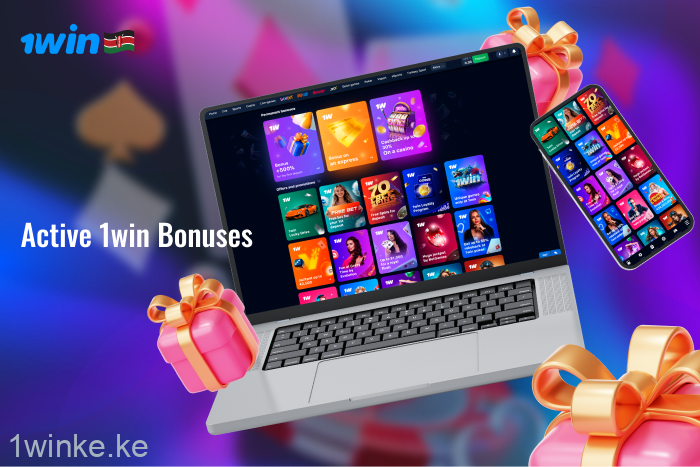 Generous bonuses and interesting promotions are available for 1win users from Kenya