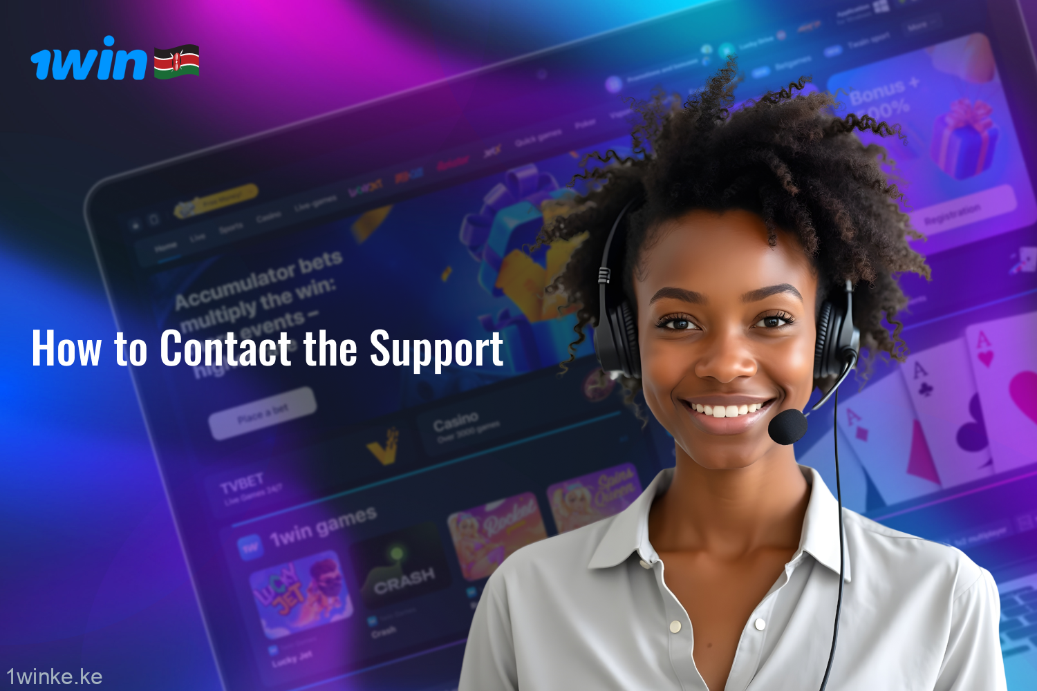 Kenyan players can access 1win support via multiple convenient channels