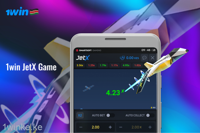 JetX is one of 1win Kenya's favorite casino games